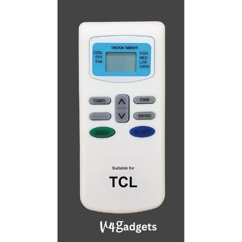 Tiksha Enterprises Compatible Replacement Remote Control for TCL and Godrej Air Conditioner (Model No- YY17 AC Remote) | Suitable for 1 Ton, 1.5 Ton, 2 Ton Split and Window Air Conditioner