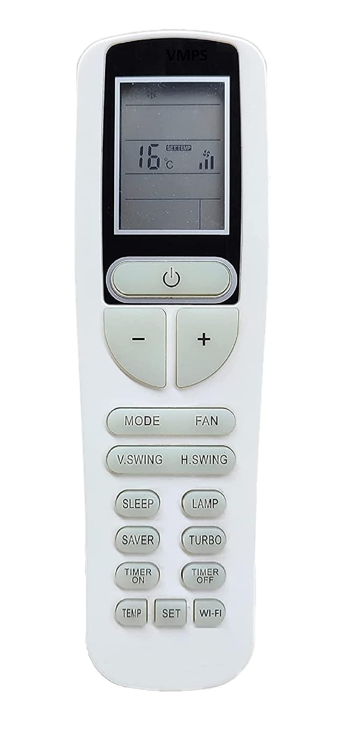 Tiksha Enterprises Air Conditioner Remote Compatible for Voltas Smart Split Ac Remote Control with Wi-Fi Function (Please Match The Image with Your Old Remote) (AC-133B)