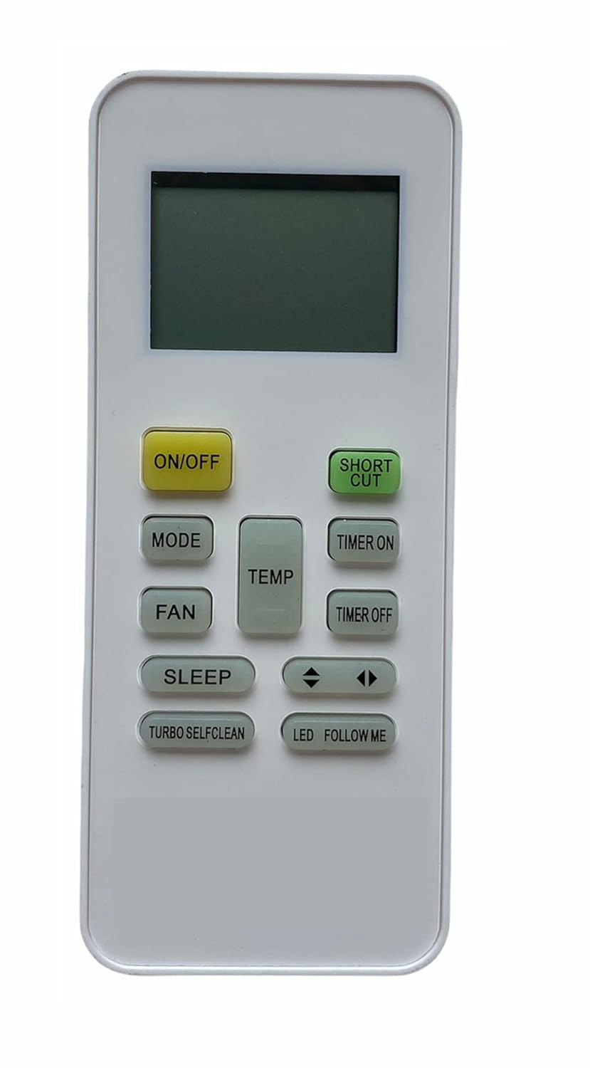 Tiksha Enterprises AC Remote Control Compatible for Voltas IFB Midea Bluestar Reconnect & Lloyd AC | Air Conditioner Remote No. 142 - Please Match The Image with Your Old Remote