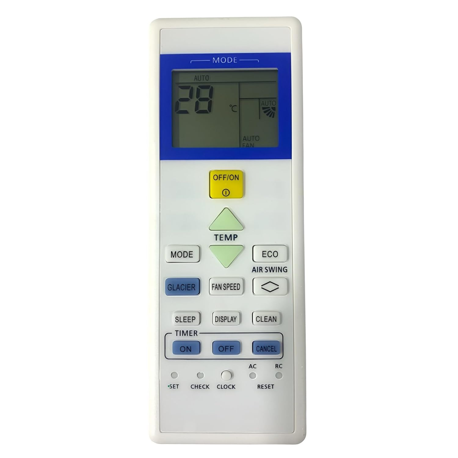 Tiksha Enterprises Compatible Replacement Remote Control for Sanyo Air Conditioner (Model No- YY 157D AC Remote) | Suitable for 1 Ton, 1.5 Ton, 2 Ton Split and Window Air Conditioners