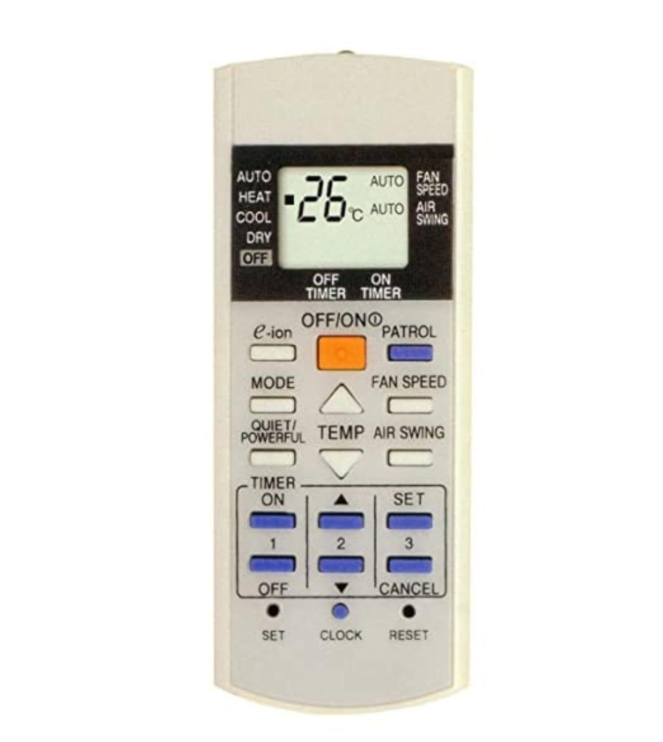 Tiksha Enterprises  Air Conditioner Remote Compatible with Panasonic Split AC Remote Control [ Panasonic AC Remote Control ] [ AC-29A ]